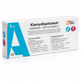 Klamydiatesti kotikäyttöön CE3018 – AllTest Chlamydia Rapid Test